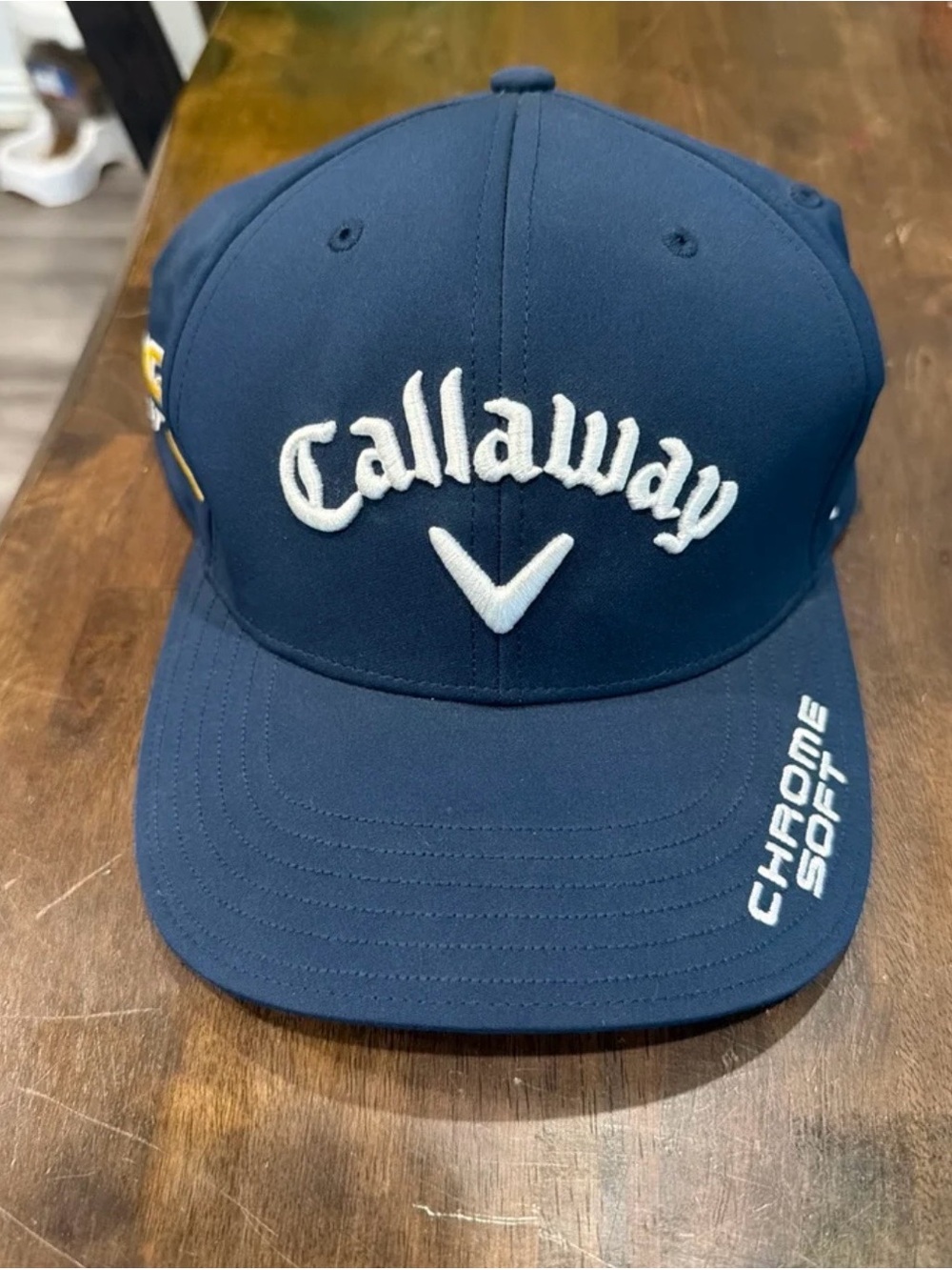 Callaway Navy Blue Chrome Soft Embroidered Golf Hat- New